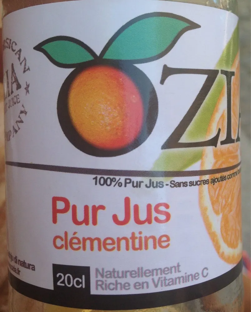 Pur jus de clementine