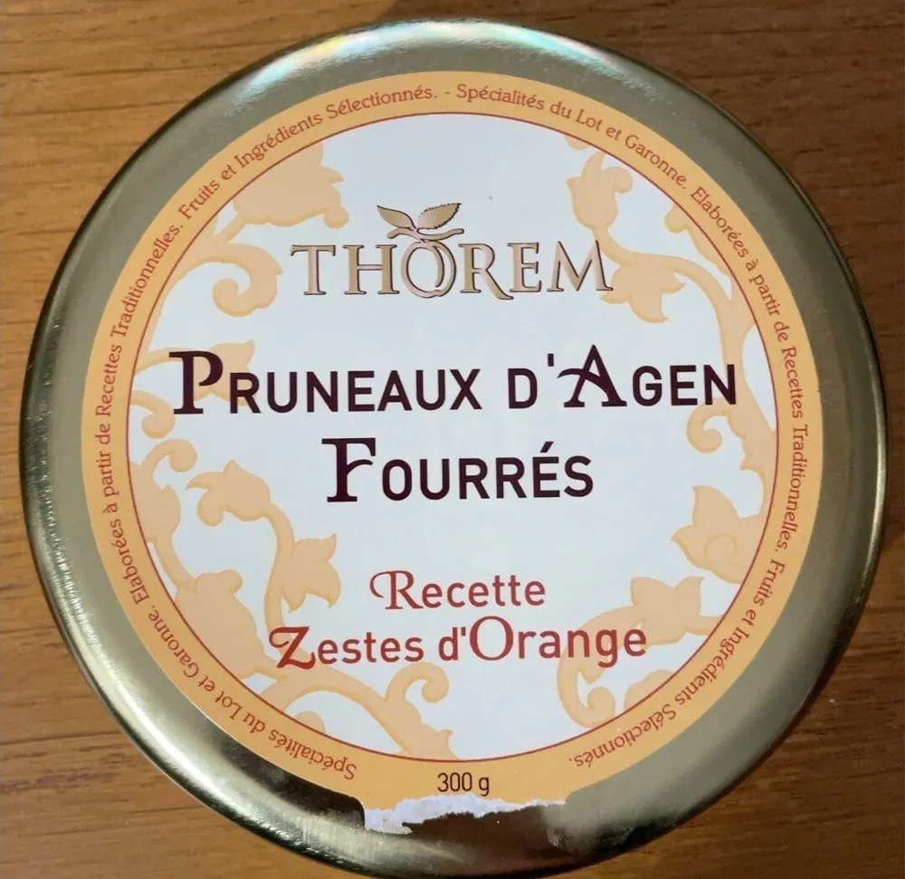 Pruneaux d’agen fourrés