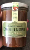 Caramel a tartiner saveur noisette