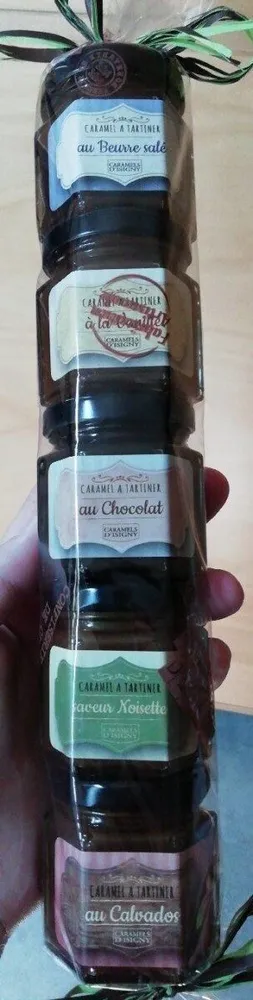 Assortiment crèmes de caramel d'Isigny