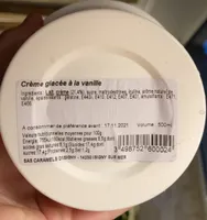 Crème glacée à la vanille