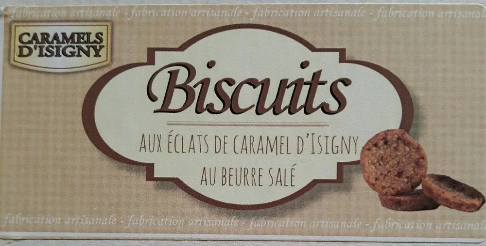 Biscuits aux éclats de caramel d'Isigny