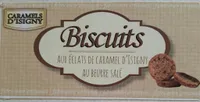 Biscuits aux éclats de caramel d'Isigny