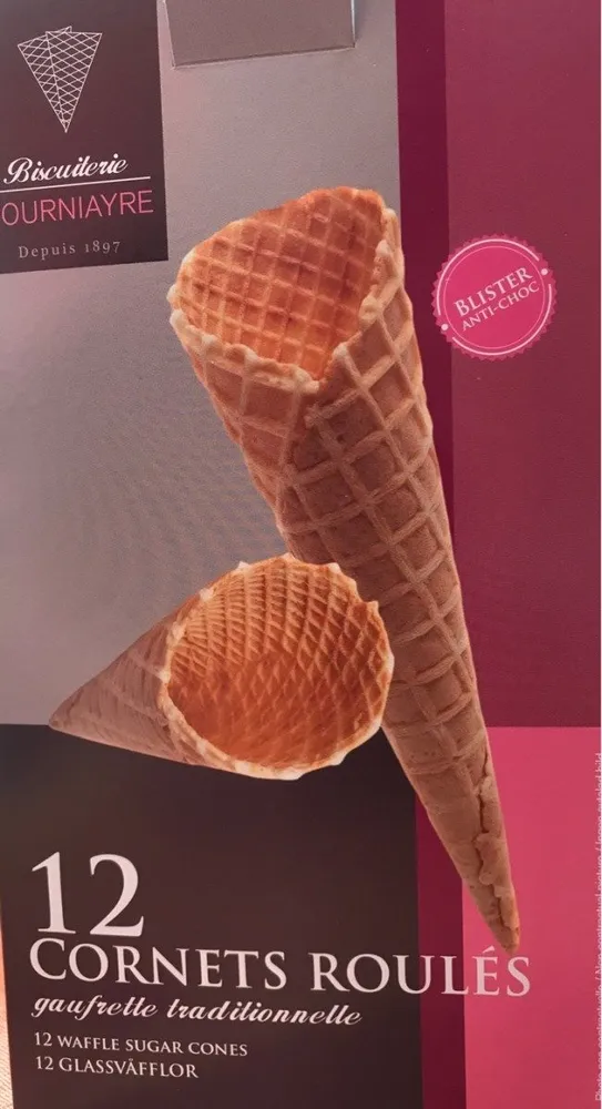 Cornets roulés