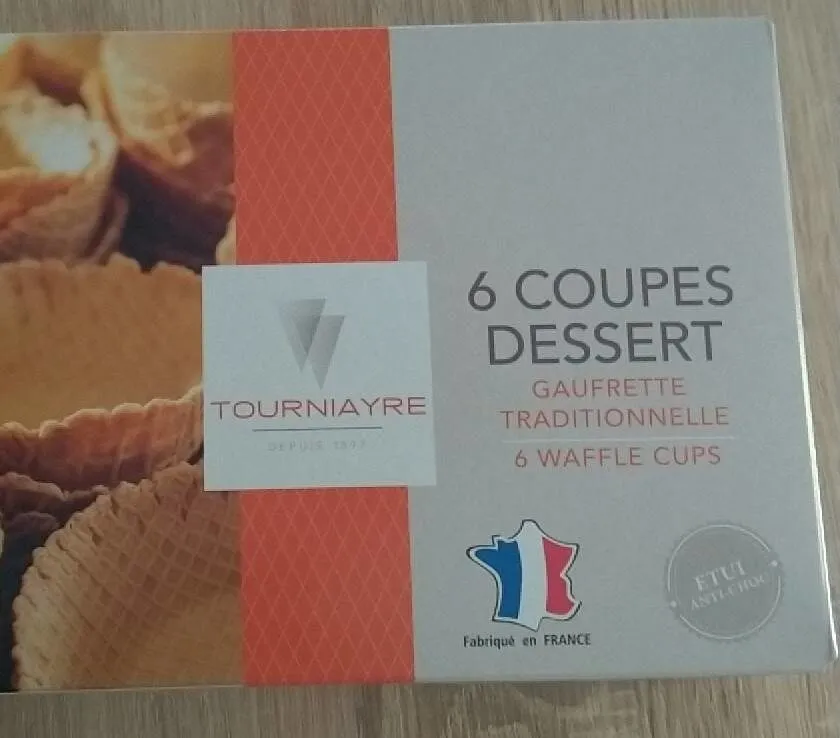 Coupes dessert - Gaufrette traditionnelle