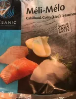 Méli-mélo cabillaud, colin (lieu), saumon