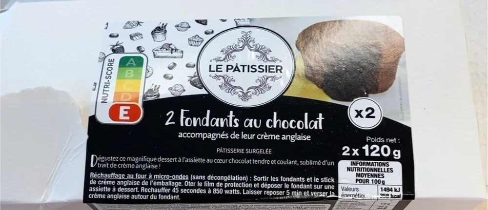 Fondant au chocolat