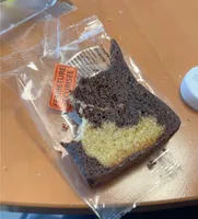 tranche de cake chocolat vanille