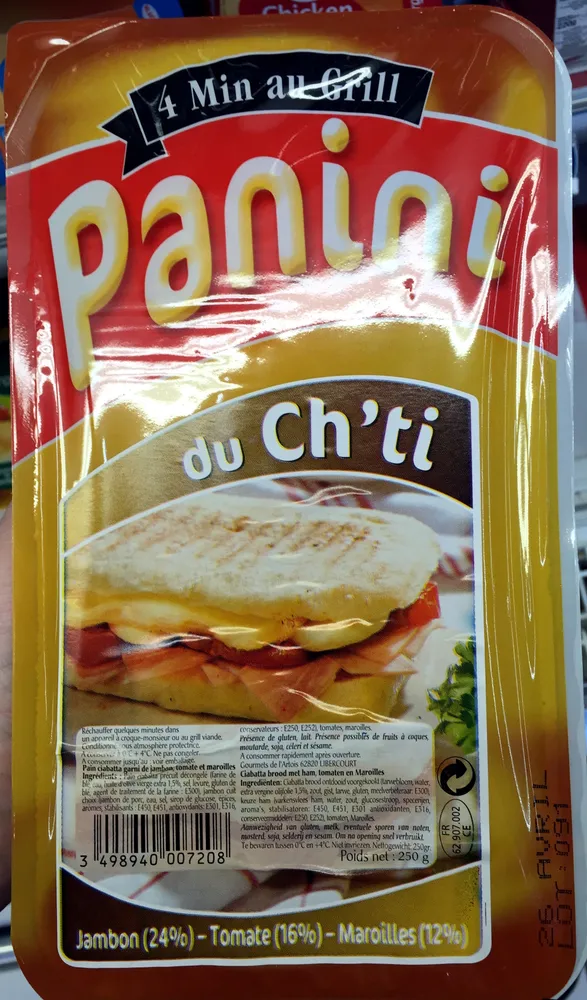 Panini du Ch'ti - Min au Gill