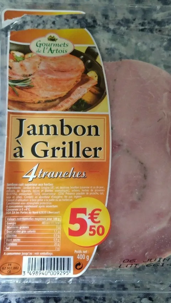 Jambon à griller
