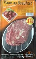 Gourmets de l'Artois Pavé au Beaufort la barquette de 80 g