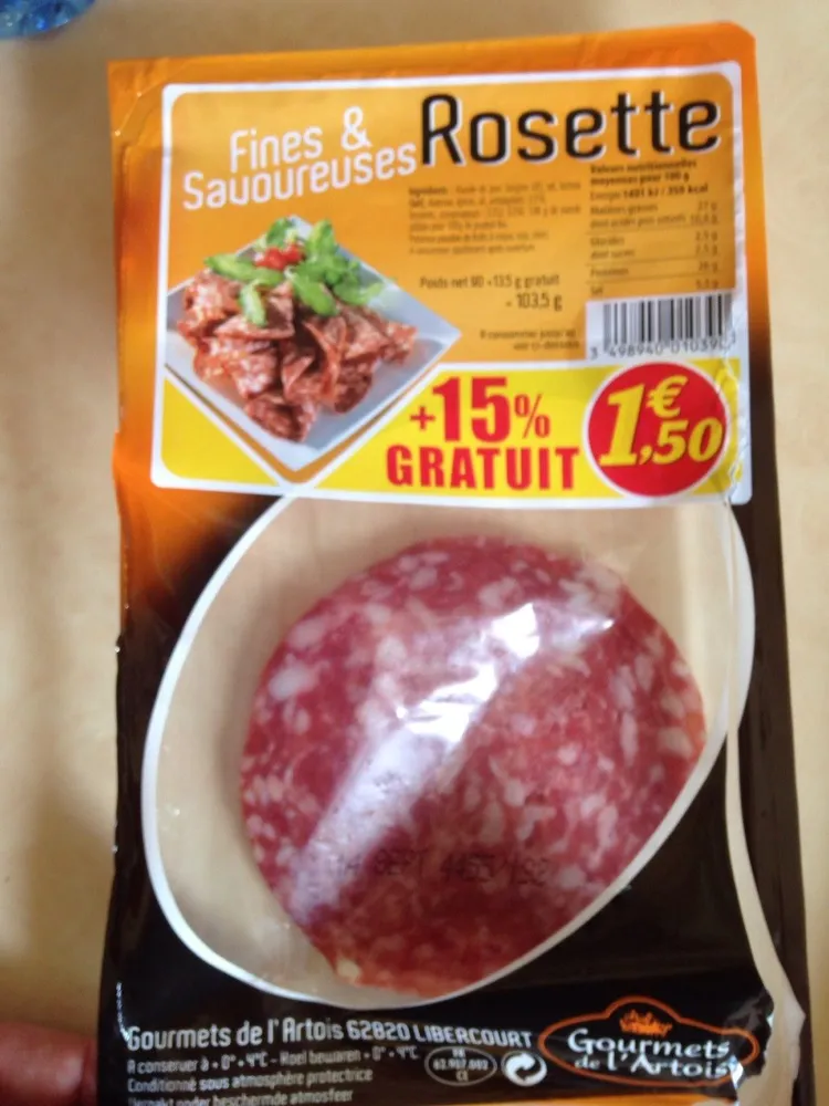 Rosette fines et savoureuses