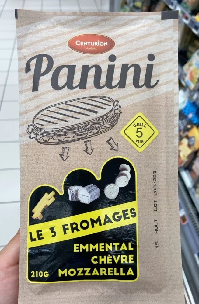 Panini le 3 fromages