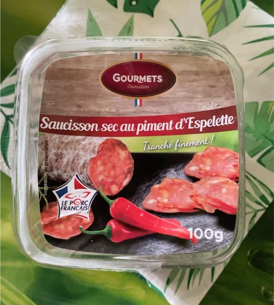 Saucisson sec au piment d’espelette