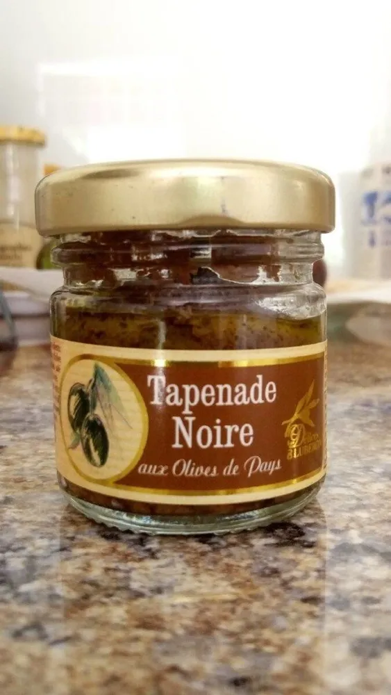 Tapenade noire aux olives du pays