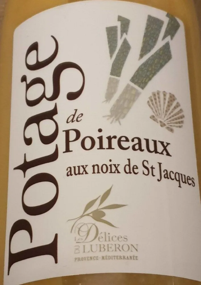 Potage de poireaux aux noix de St Jacques