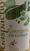 Gaspacho de courgette a la coriandre