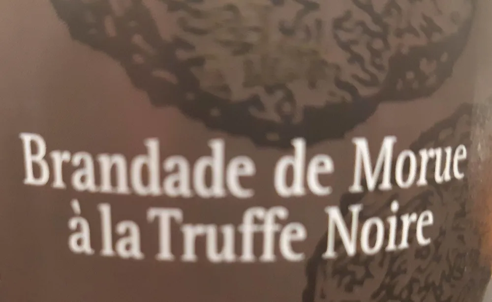 Brandade de Morue à la Truffe noire