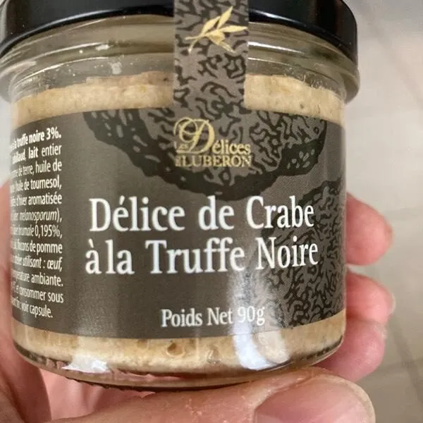 Delice de crabe  trufe noir