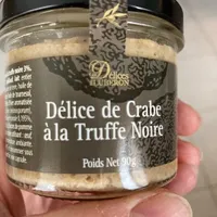 Delice de crabe  trufe noir