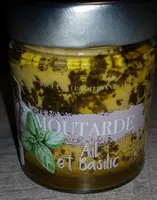 Moutarde ail et basilic