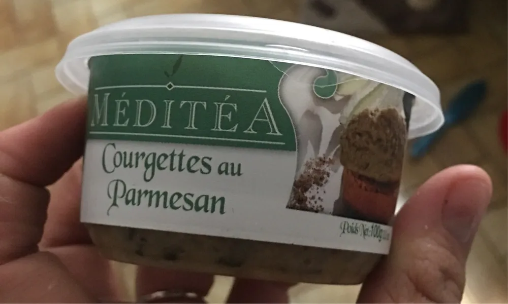 Courgette au parmesan