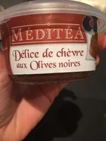 Delice chevre olives noires