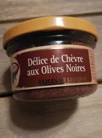 Délice de chèvre aux olives noires