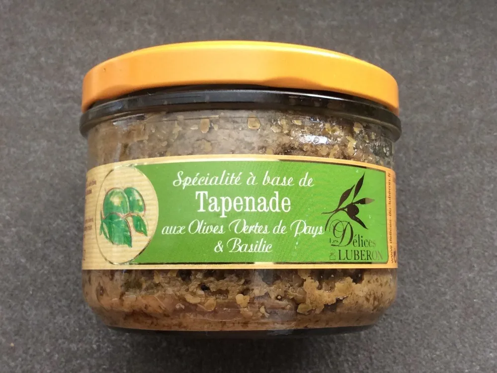 Tapenade aux olives vertes et basilic