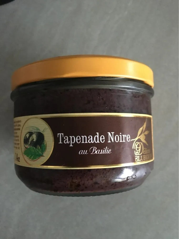 Tapenade noire au basilic