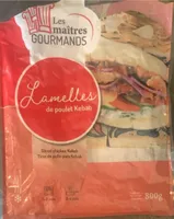Lamelles de poulet kebab