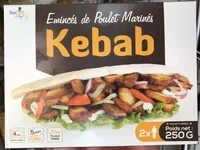 Emincés de Poulets Marinés Kebab
