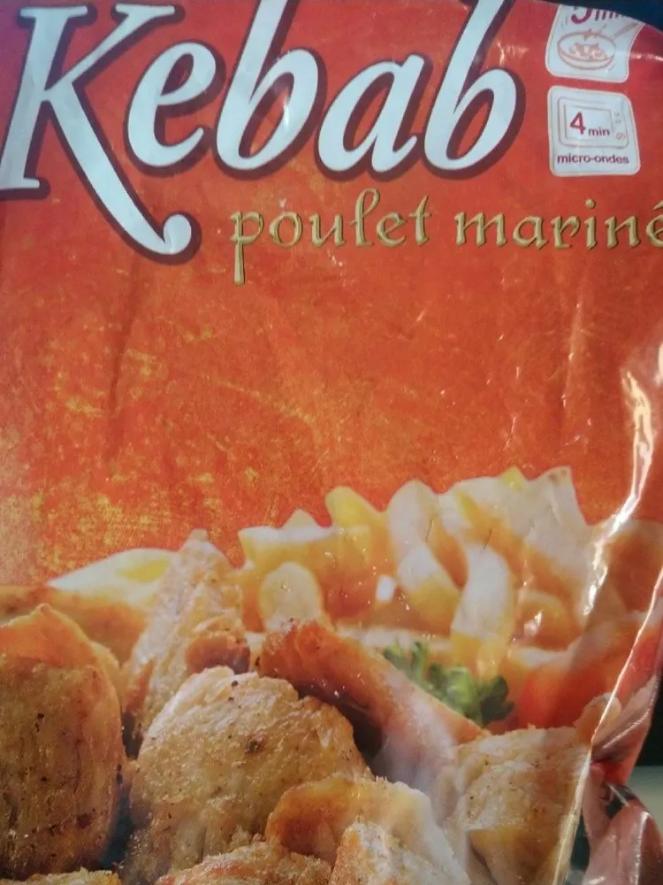 Émincé de poulet kebab