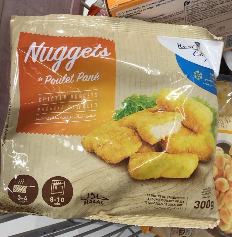 Nuggets de poulet pané