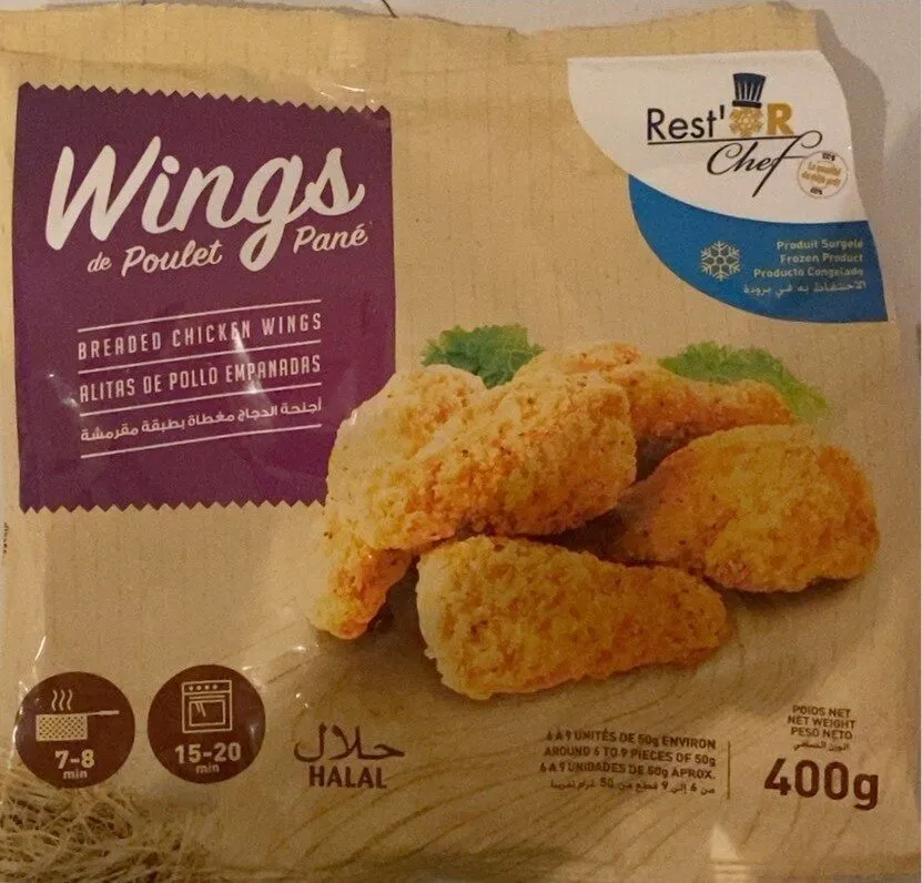 Wings de poulet pané