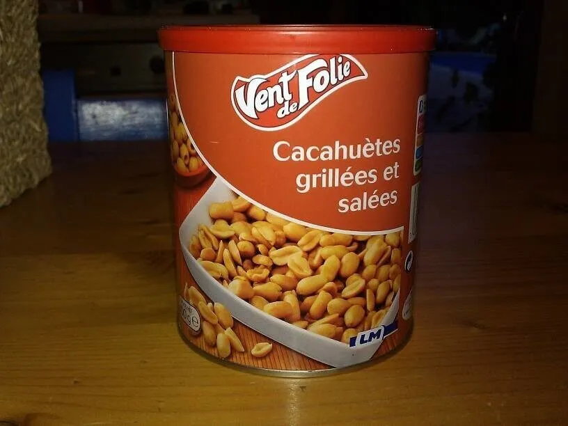 Cahuettes Grilles / Salees Boite Fer Vent De Folie 400G