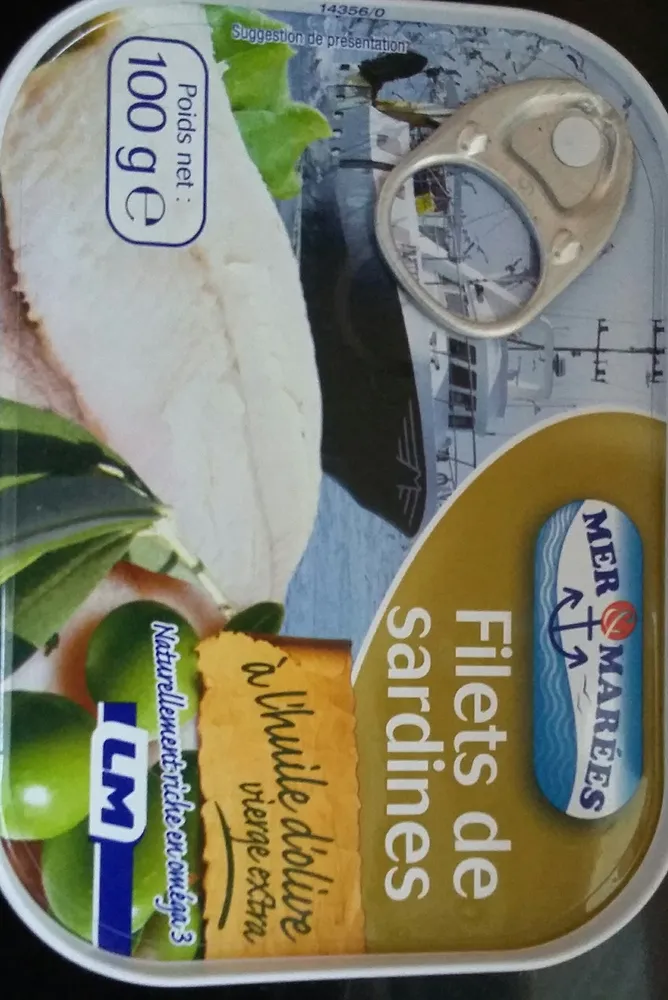 filets de sardines