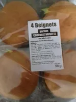 4 BEIGNETS chocolat noisette