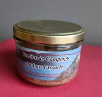 Terrine du lac d'issarles , le pot en verre de 180 gr
