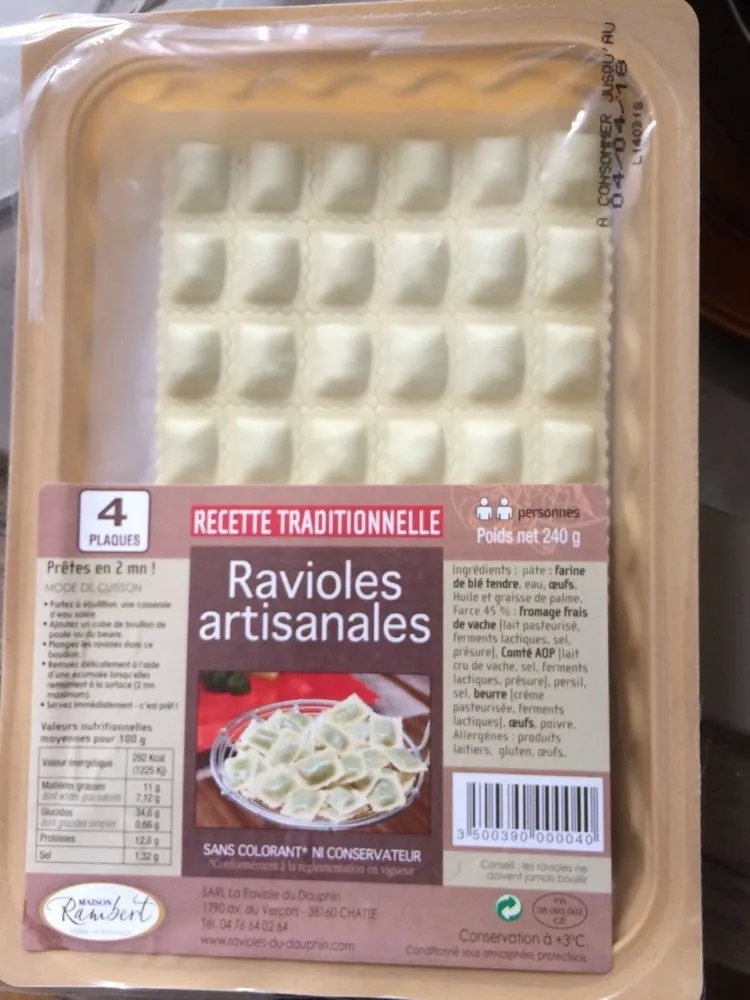 Ravioles artisanales