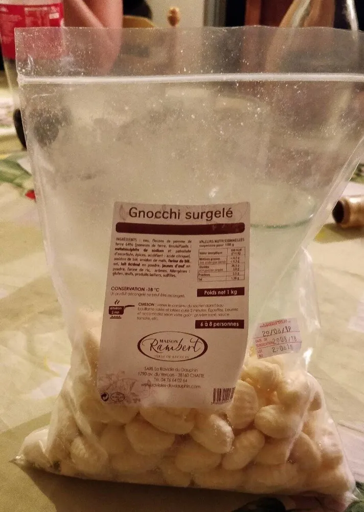 Gnocchi surgelé