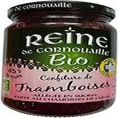 Confiture de framboise bio REINE DE CORNOUAILLE