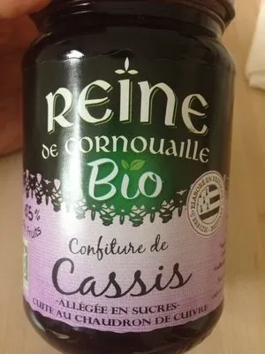 Confiture de cassis bio Reine de Cornouaille