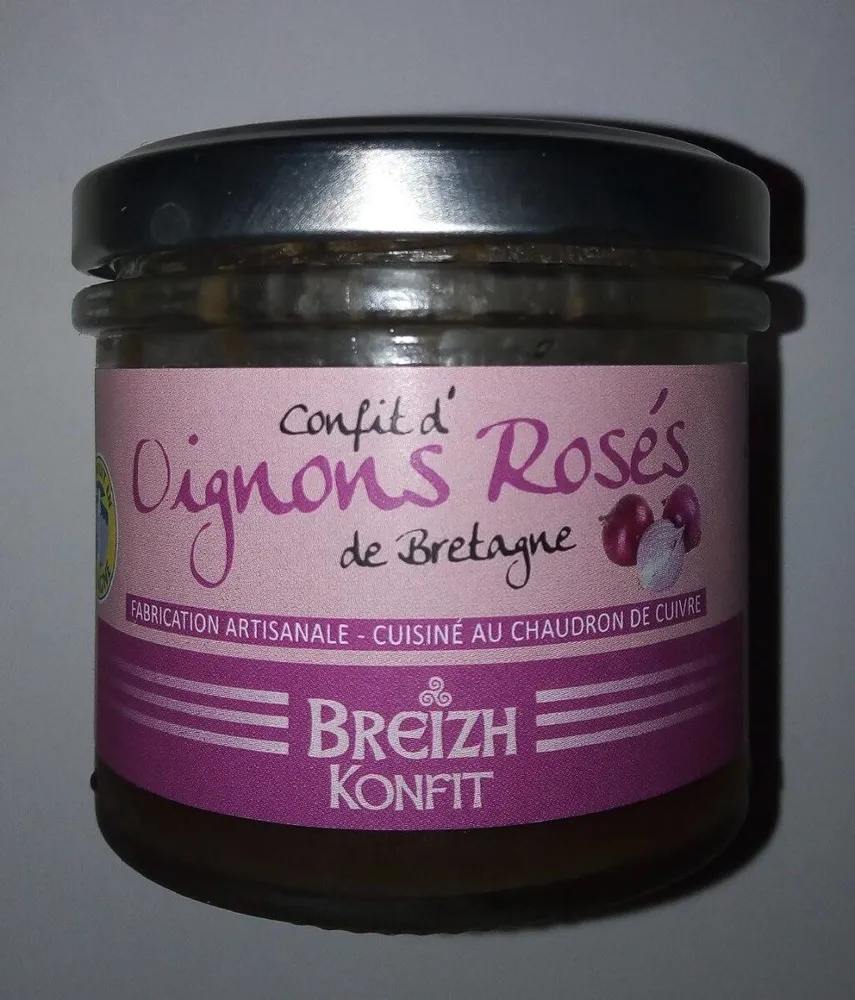 Confit d'oignons roses de Bretagne