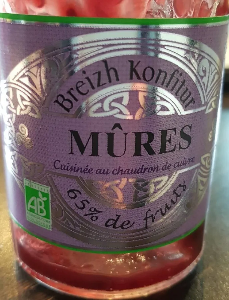 Confiture mûres
