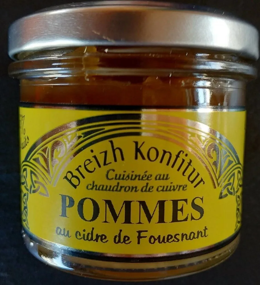 Gelée de pommes au cidre de Fouesnant allégée en sucre