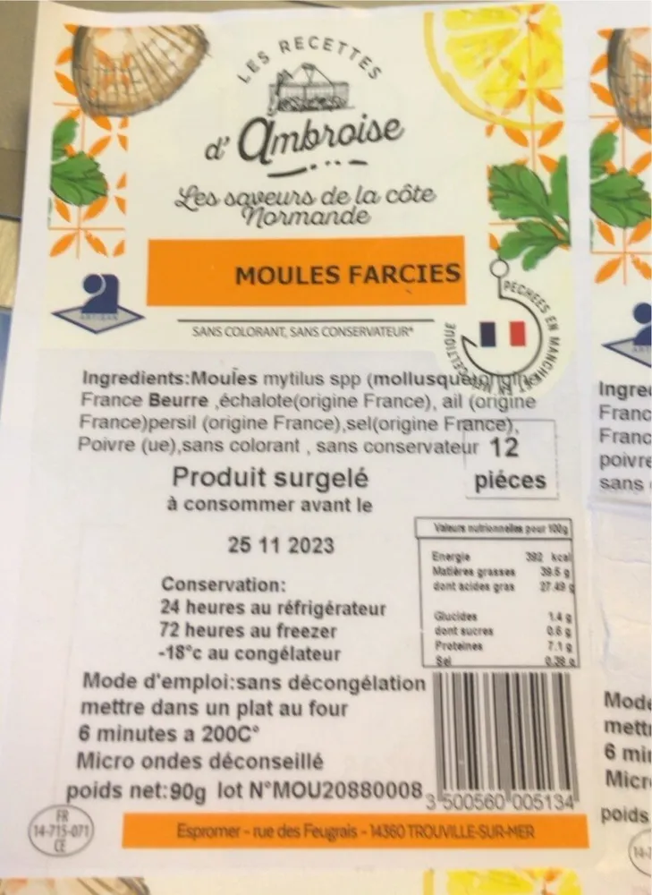 Moules Farcies