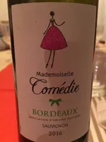 Vin Bordeaux Madmoiselle Comédie 2016