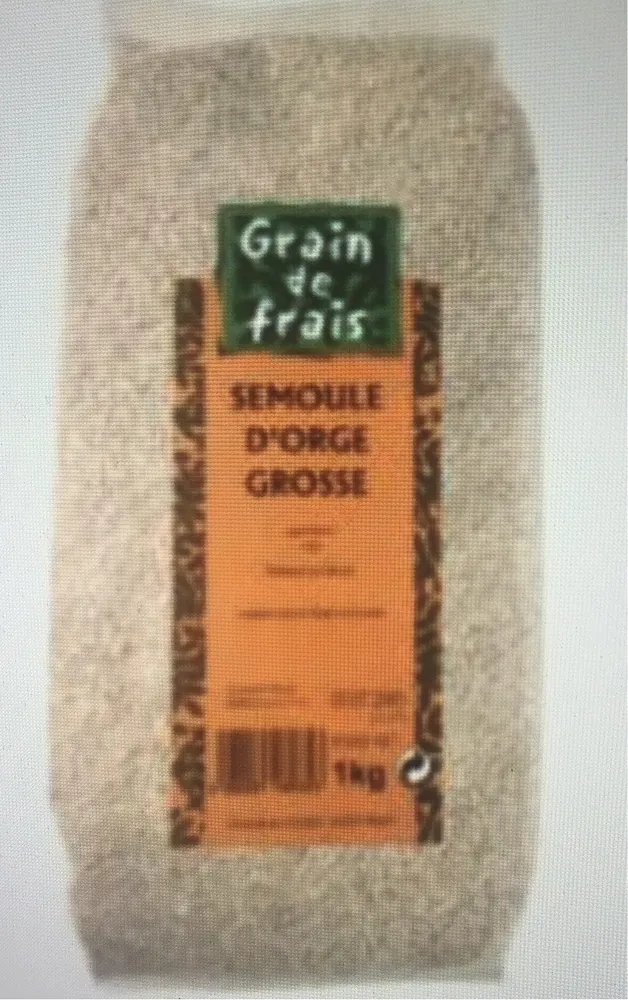 Semoule d'orge