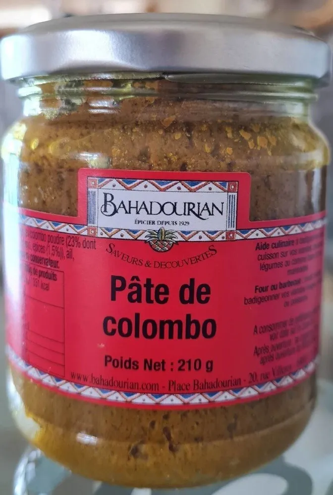 Pâte de Colombo